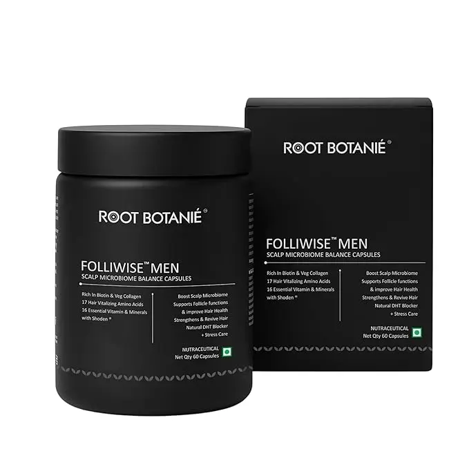 FOLLIWISE™ Hair Growth Capsules for Men | Hair Fall Control Supplement